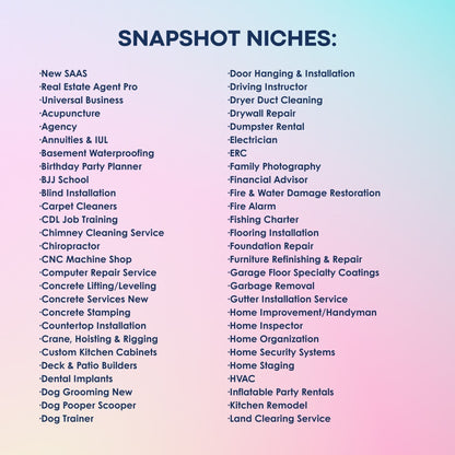 Go High Level Niches