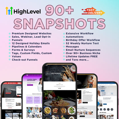 Go High Level Snapshots